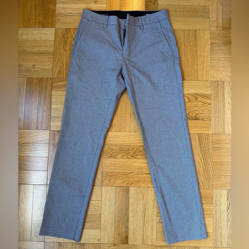 Bonobos gray tailored trousers